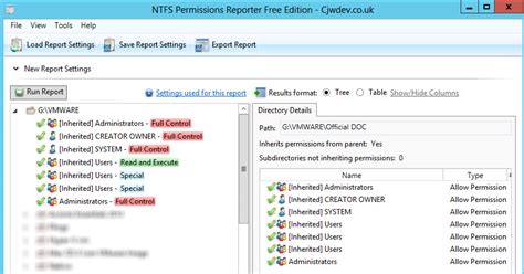 NTFS Permissions Reporter 4.0.484.0